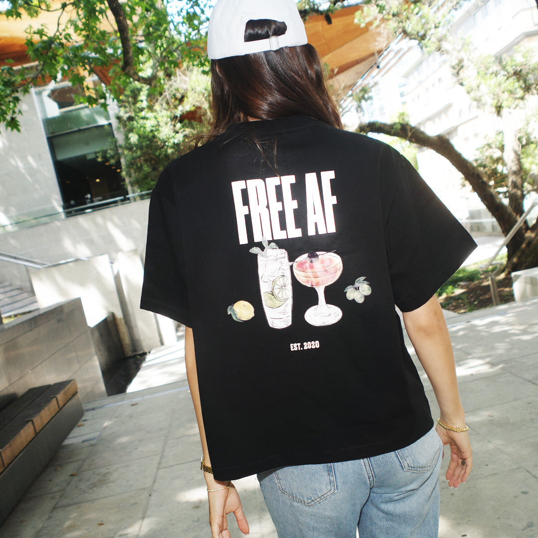 Free AF Box Tee - Cocktail Hour