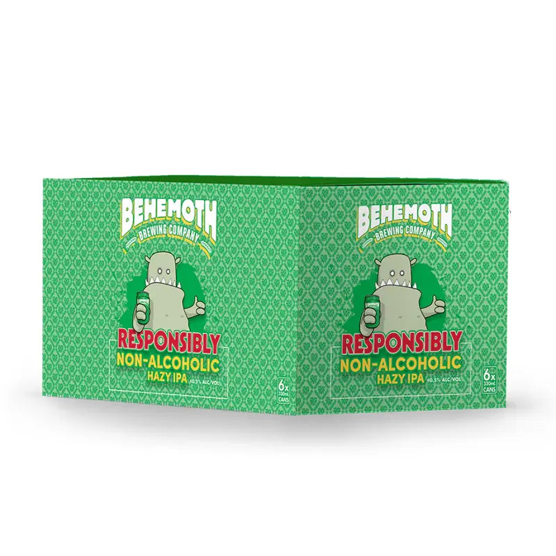 Behemoth Responsibly Non-Alcoholic Hazy IPA 6 pack