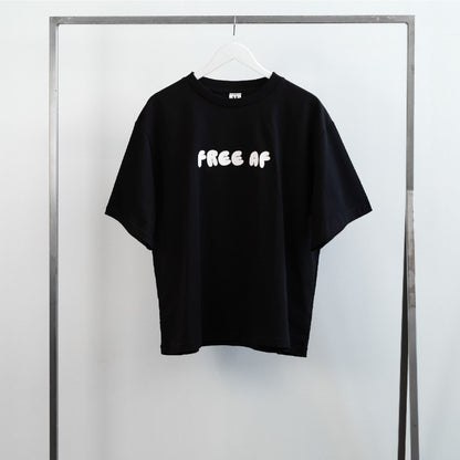 Free AF Box Tee - Soft Black